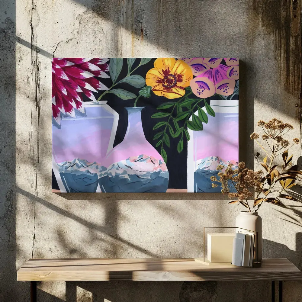 Alpenglow By Sarah Gesek- Stretched Canvas, Poster or Fine Art Print